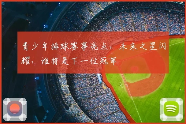 青少年排球赛事亮点，未来之星闪耀，谁将是下一位冠军